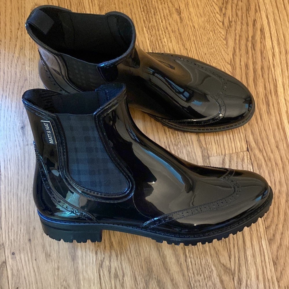 Women’s Matt & Nat DENVER VEGAN RAIN BOOTS Sz 40 US 9 New! - Picture 4 of 7